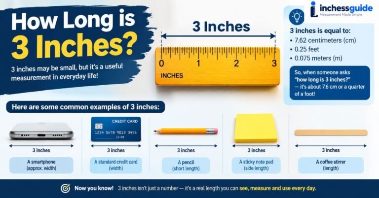 How Long Is 3 Inches